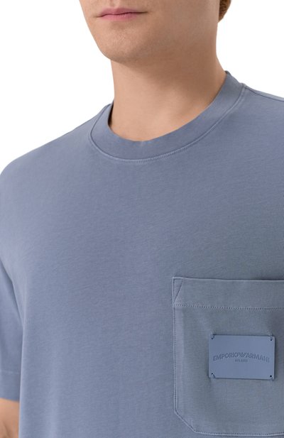 Хлопковая футболка EMPORIO ARMANI, арт. EM002722/AF13715, фото 5