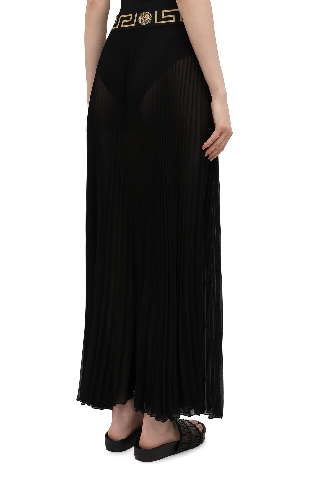 Плиссированная юбка VERSACE, арт. ABD10032/1F00609, фото 4