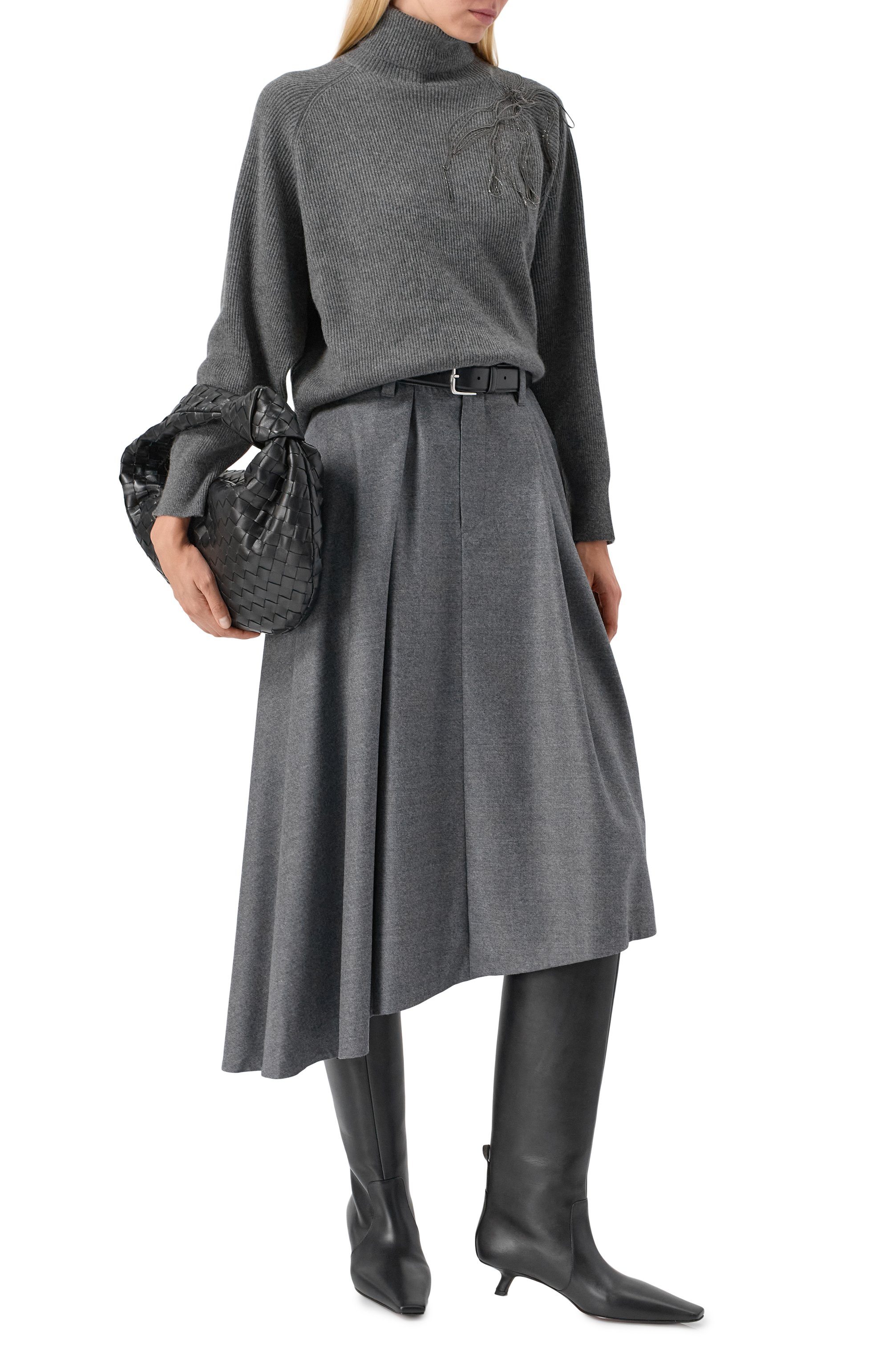 Шерстяная юбка BRUNELLO CUCINELLI, арт. ME226G3914, фото 2