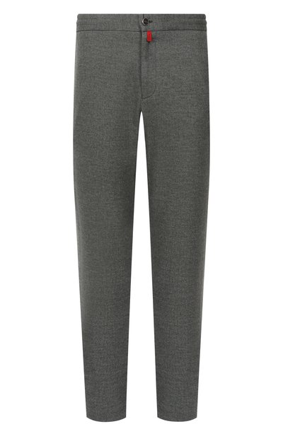 Мужские брюки из хлопка и шерсти KITON, арт. UPLACRK0131H02