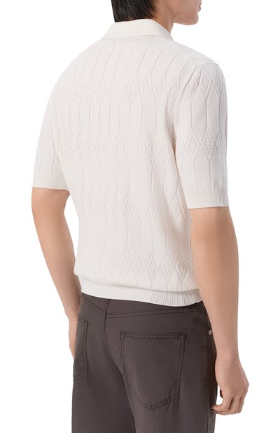 Хлопковое поло ANDREA CAMPAGNA, арт. M5426-9030, фото 4