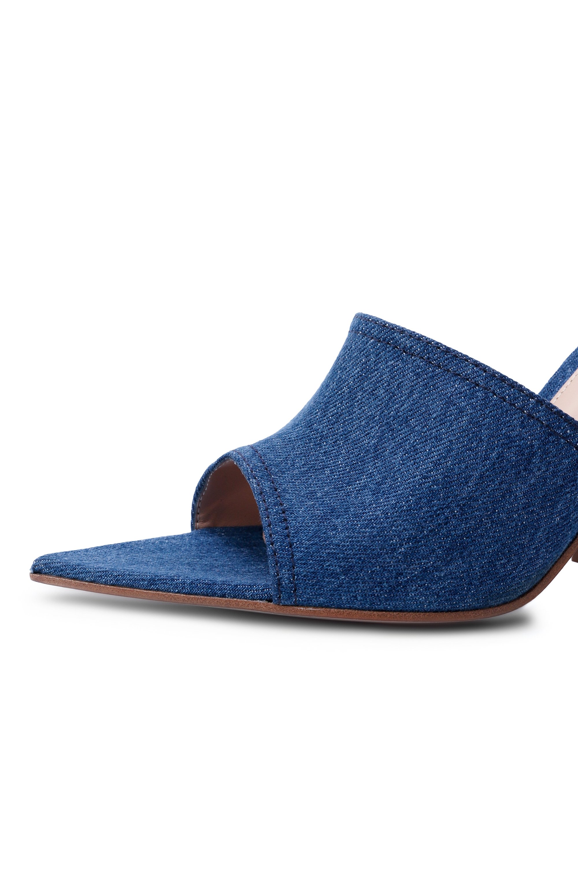 Текстильные мюли GIANVITO ROSSI, арт. G10042.85RIC.DEMMIDB, фото 7