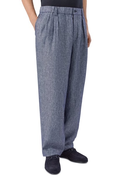 Льняные брюки GIORGIO ARMANI, арт. GM003358/TE20689, фото 3