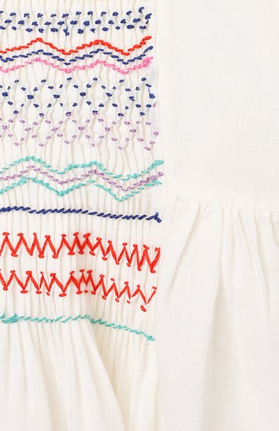 Платье из льна и хлопка STELLA MCCARTNEY, арт. 602781/SQK91, фото 3