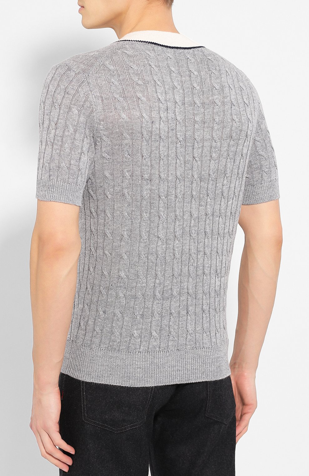 Пуловер с короткими рукавами BRUNELLO CUCINELLI, арт. M2L79032, фото 4
