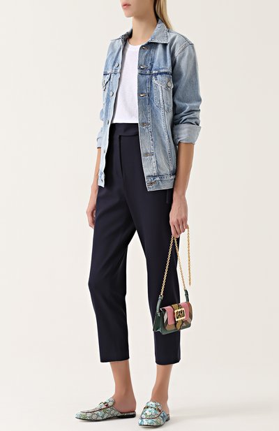 Сабо princetown из текстиля с принтом GUCCI, арт. 432772/KU2P0, фото 2