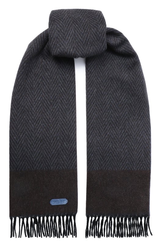 Кашемировый шарф Zilli SSAN00M0320VZI0C0 Синий SSAN00M0320VZI0C0