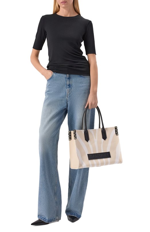 Сумка-тоут B-Army 36 Balmain FN0FF939/TCZQ Бежевый  FN0FF939/TCZQ Фото 7