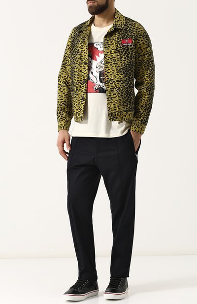 Хлопковая футболка с принтом GUCCI, арт. 493117/X3M18, фото 2