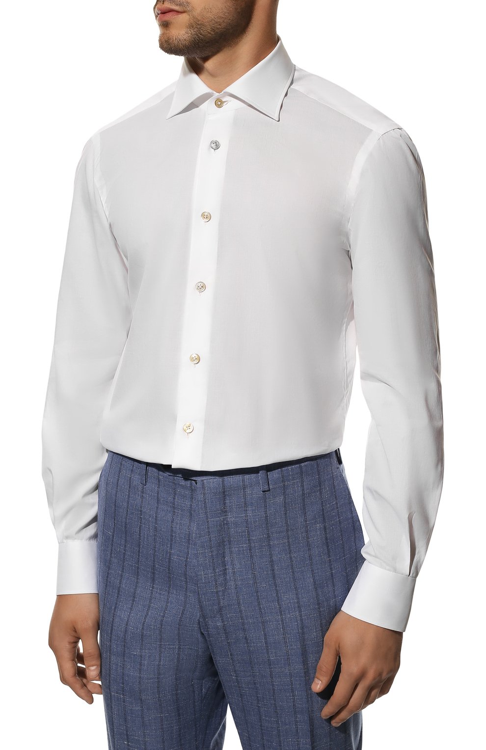 Хлопковая сорочка KITON, арт. UCIDFAP2/H0003401/P5, фото 3