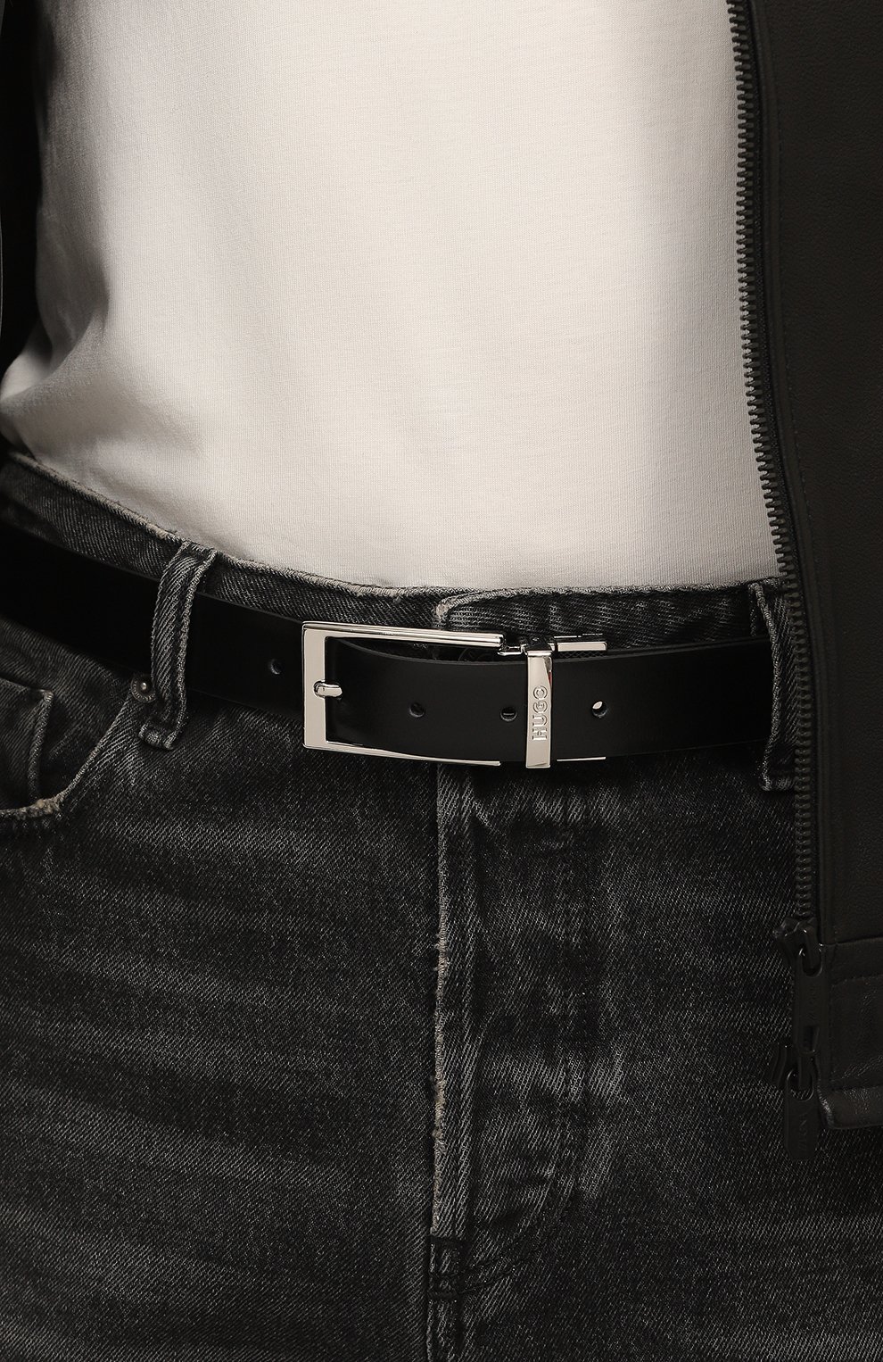 Кожаный ремень HUGO, арт. 50486669, фото 2