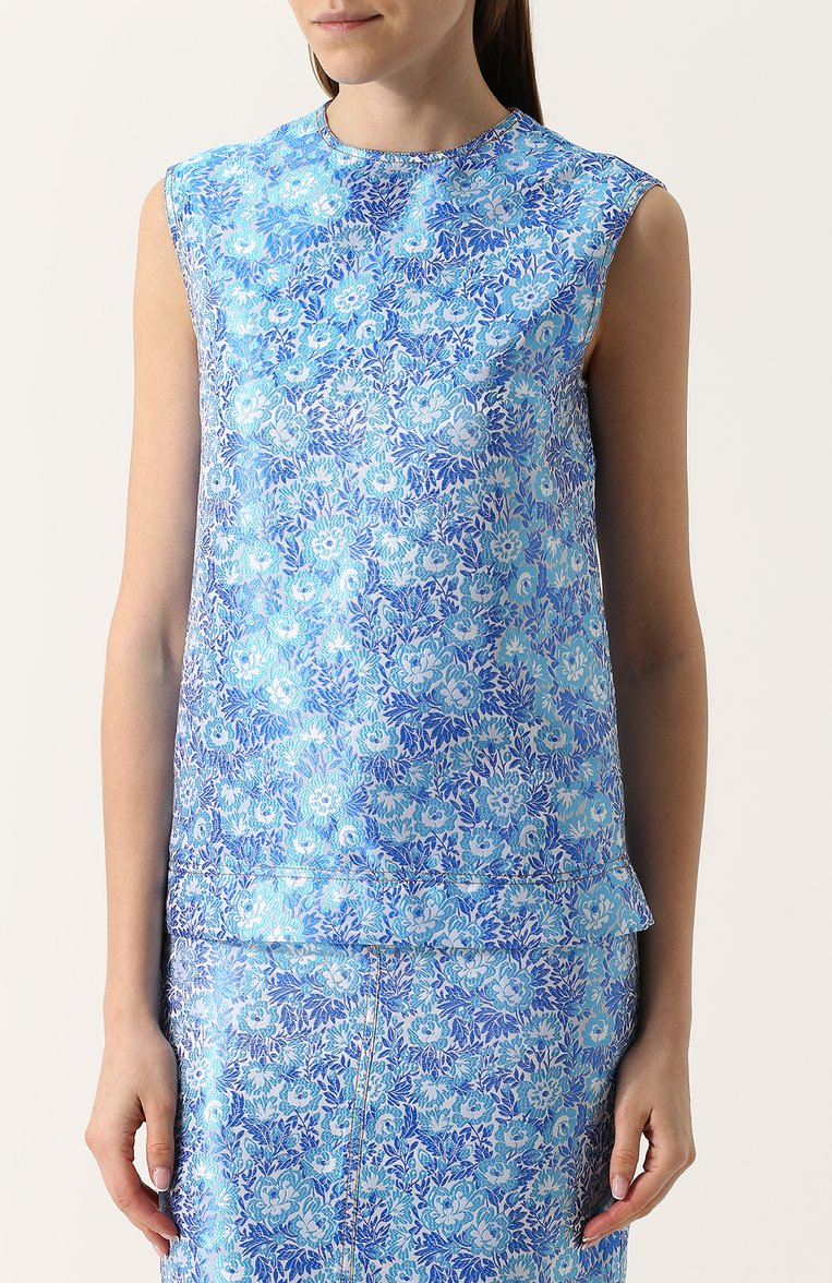 Жаккардовый топ без рукавов CALVIN KLEIN 205W39NYC, арт. 81WWTA91/A012, фото 1