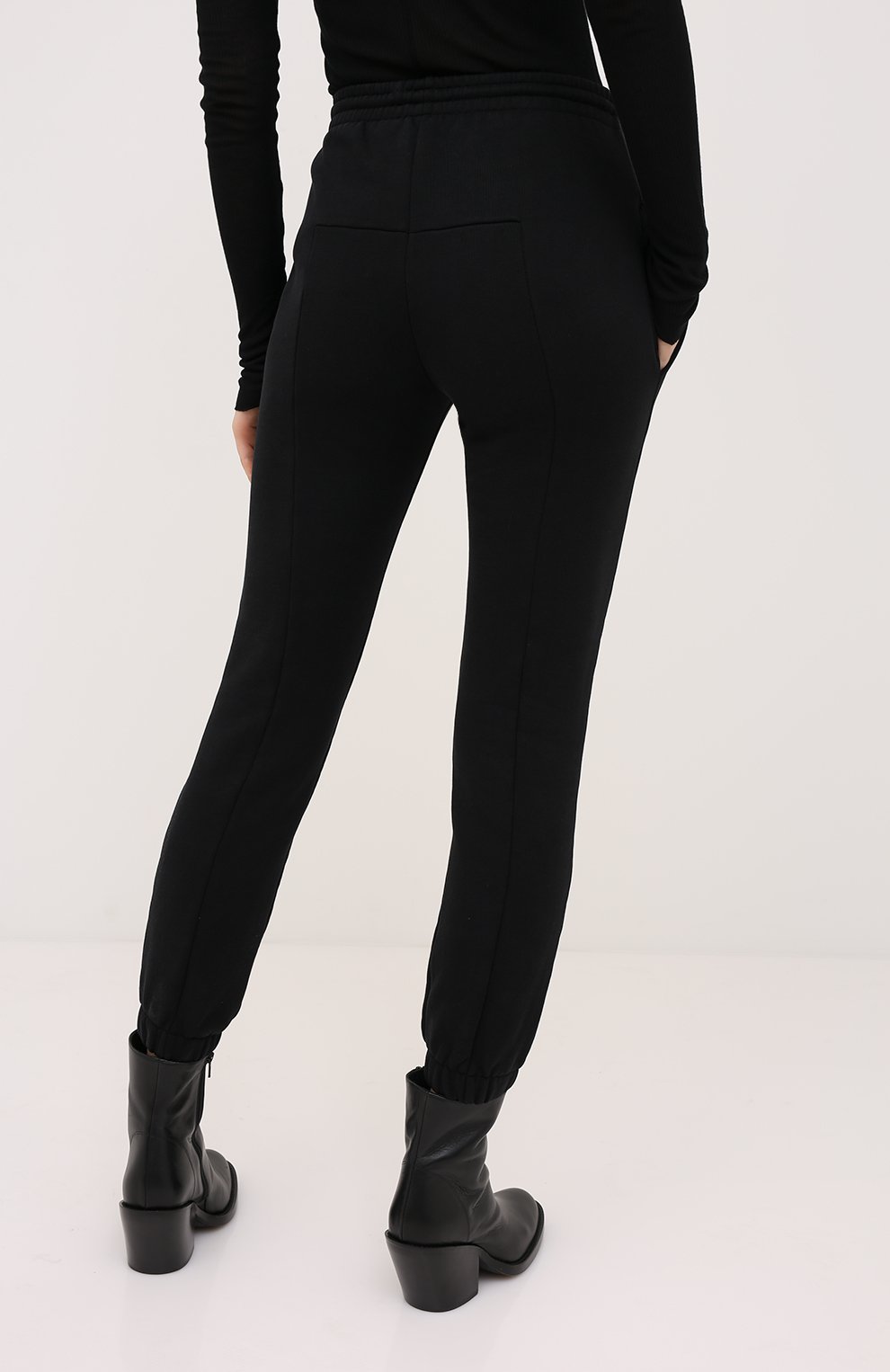 Хлопковые джоггеры VETEMENTS, арт. WAH21TR645 1601/BLACK, фото 4