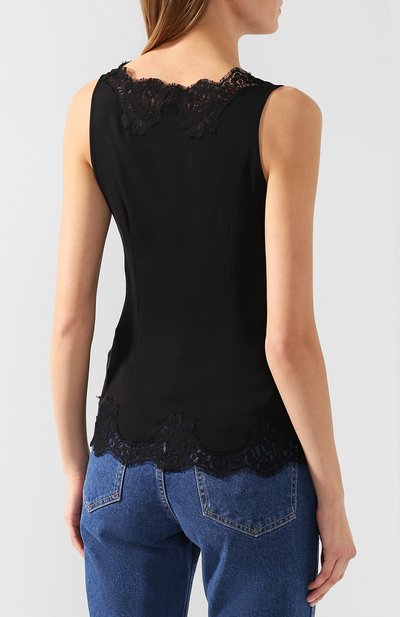 Топ из смеси шелка и хлопка DOLCE & GABBANA, арт. 07A63T/0NI39, фото 4