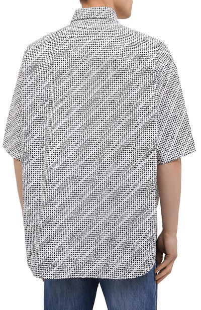 Хлопковая рубашка BALENCIAGA, арт. 647354/TKL40, фото 4