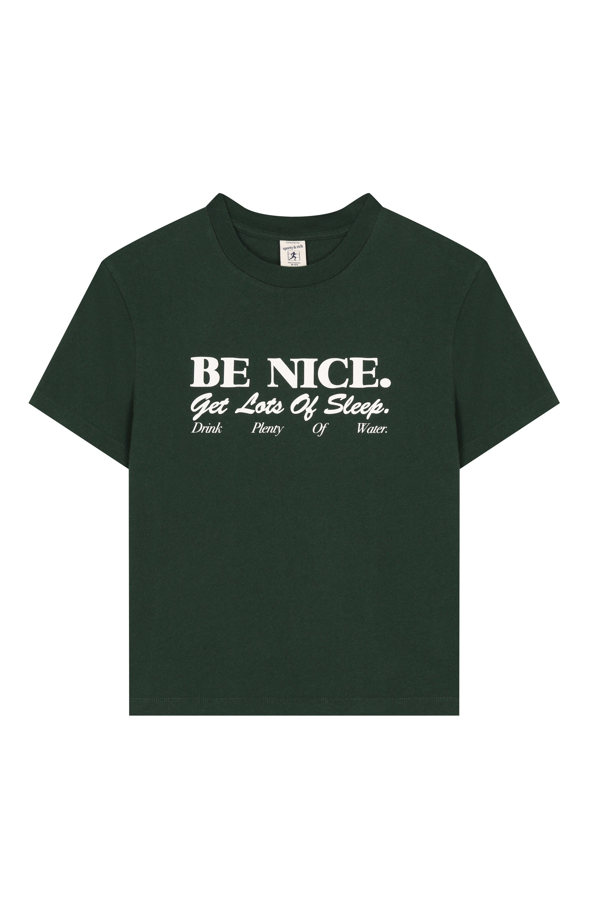 Хлопковая футболка SPORTY AND RICH, арт. T0048606003GR10, фото 1