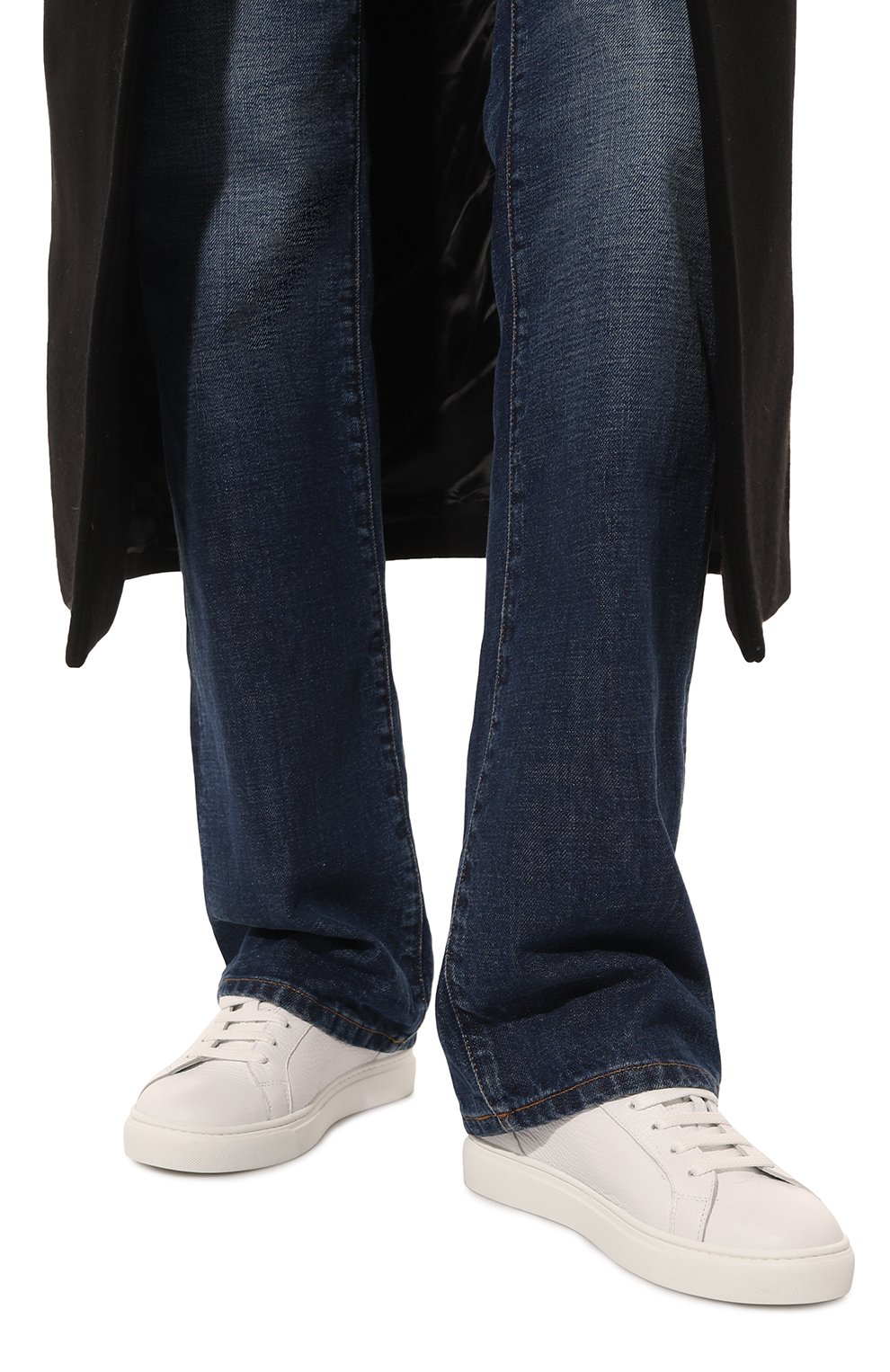 Кожаные кеды KITON, арт. DSSB0XN00126, фото 3