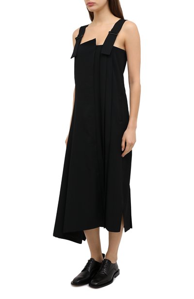 Шерстяное платье YOHJI YAMAMOTO, арт. NR-D07-100, фото 3