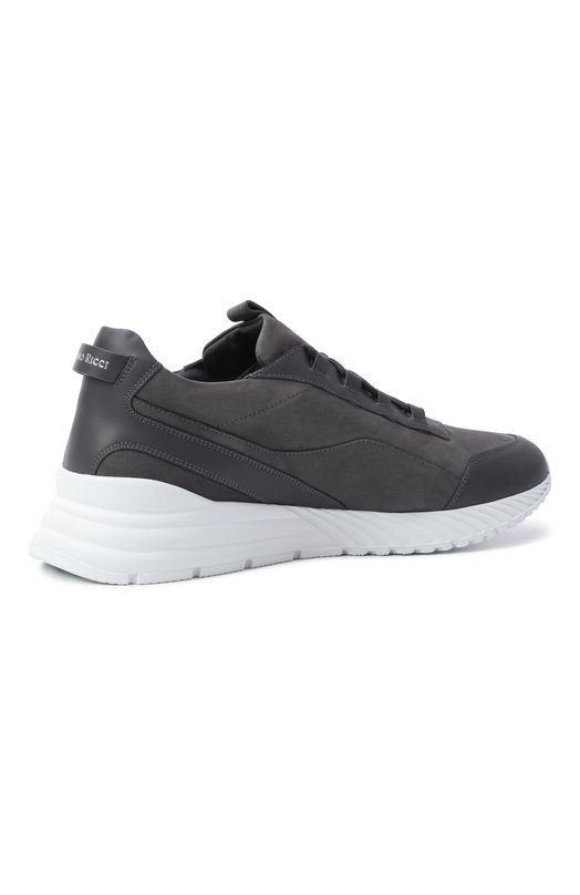 Кроссовки из нубука Stefano Ricci UV689G6647/WYSN Серый  UV689G6647/WYSN Фото 5