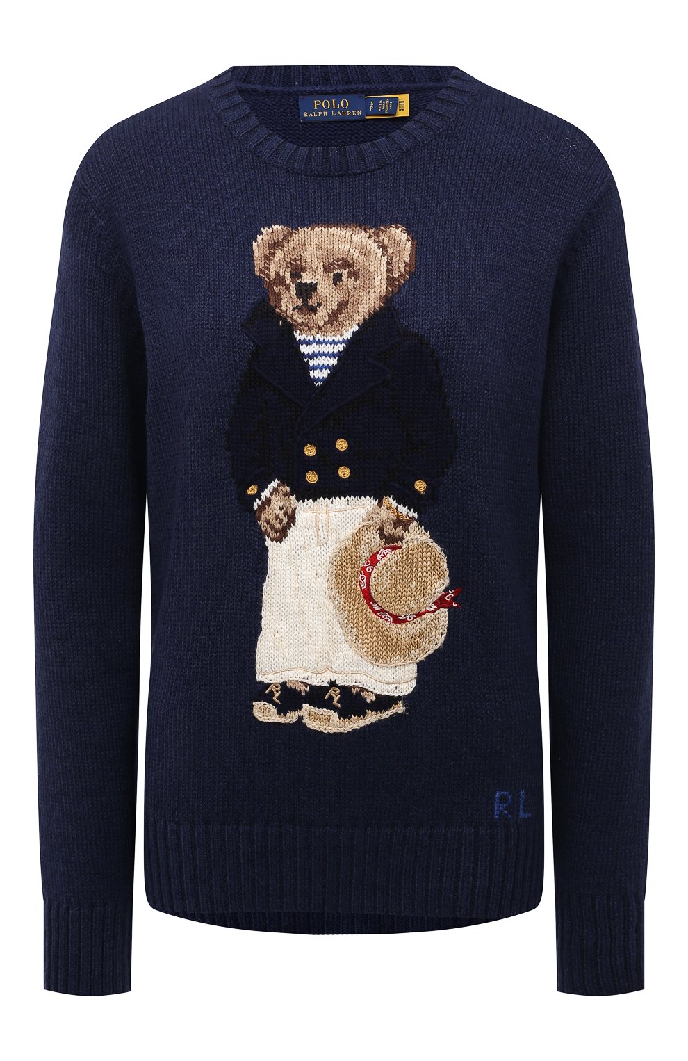 Свитер из хлопка и льна POLO RALPH LAUREN, арт. 211827666, фото 1