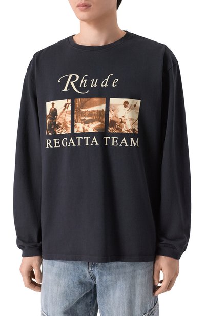 Хлопковый лонгслив RHUDE, арт. RHPS26TT14012, фото 3