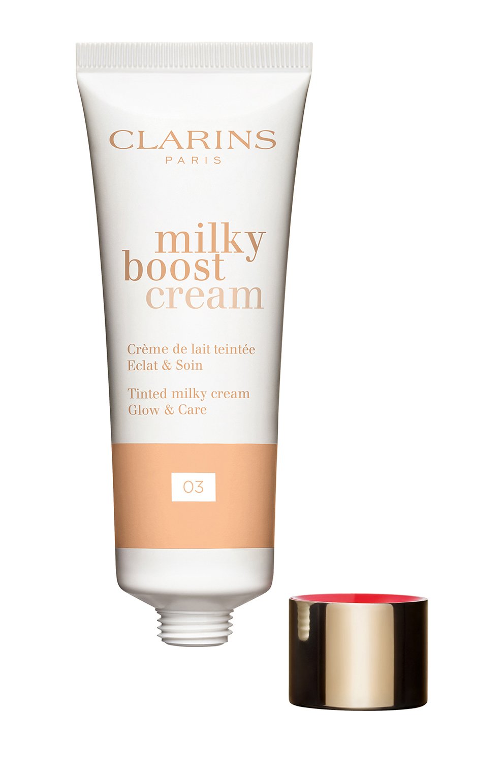 Тональный крем с эффектом сияния milky boost cream, 03 (45ml) CLARINS, арт. 80076084, фото 3