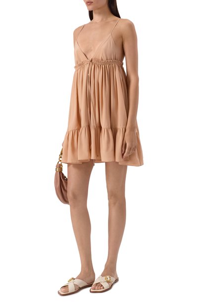 Кожаные шлепанцы nil CHLOÉ, арт. CH26S17IUN, фото 3