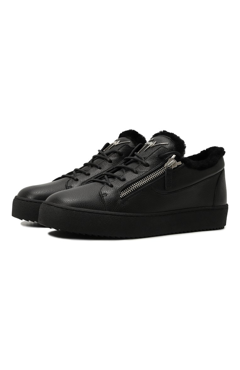 Кожаные кеды frankie winter GIUSEPPE ZANOTTI DESIGN, арт. RU00018/012, фото 1