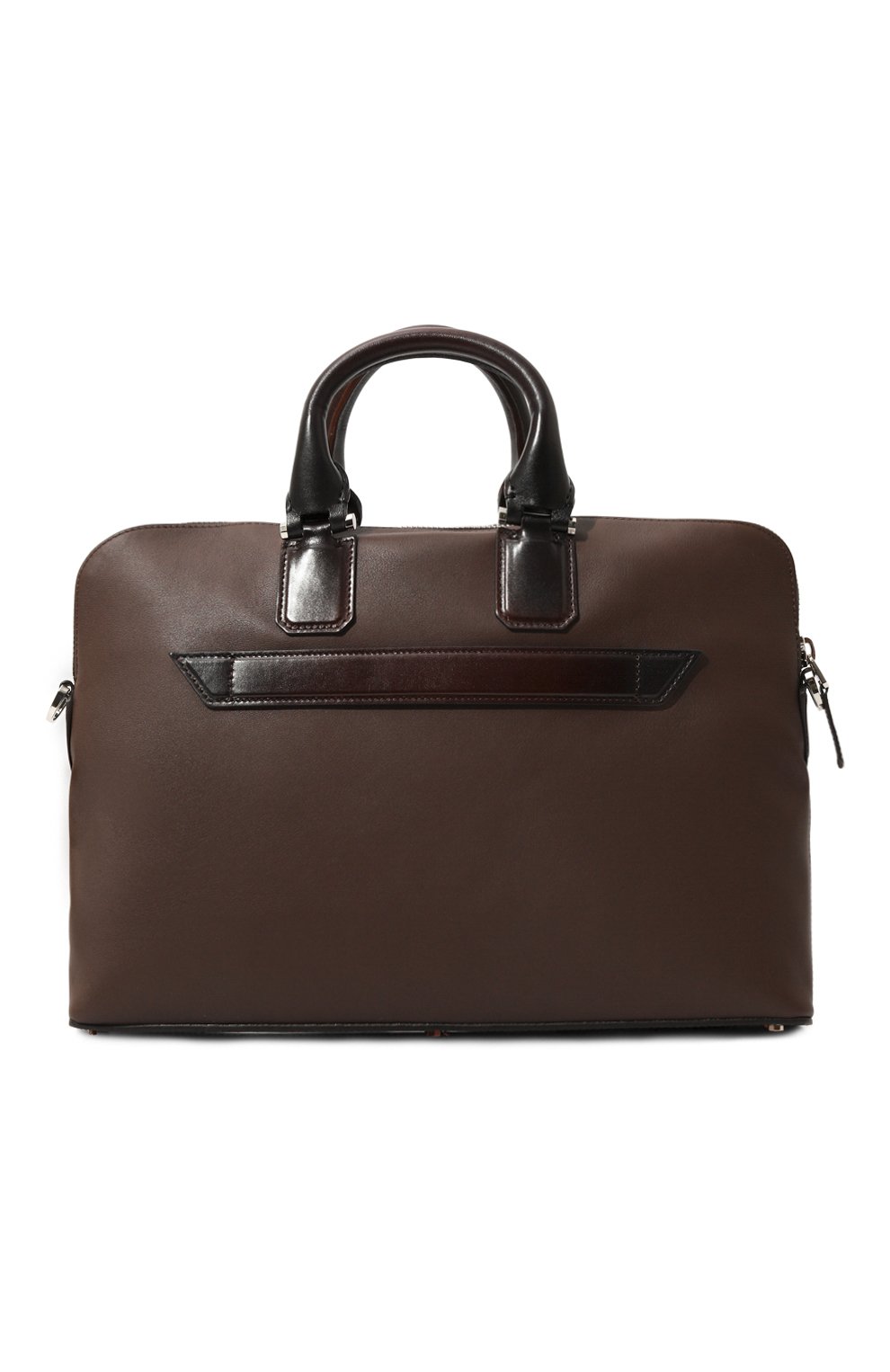 Портфель SANTONI темно-коричневого цвета по цене 196500 руб., арт. UIBBA2279LI-ASP9N01, фото 6 Портфель SANTONI, арт. UIBBA2279LI-ASP9N01, фото 6