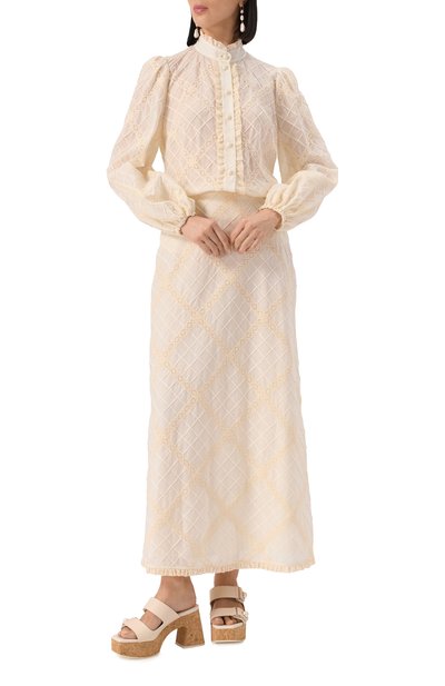 Хлопковая блузка ZIMMERMANN, арт. 0723TRS253, фото 2