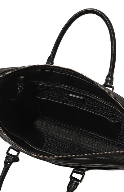 Сумка для ноутбука с отделкой из кожи каймана PRADA, арт. 2VE368-2EVL-F0002-TOL, фото 5