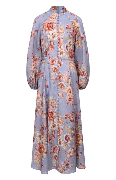 Женское льняное платье ZIMMERMANN, арт. 2354DRS261