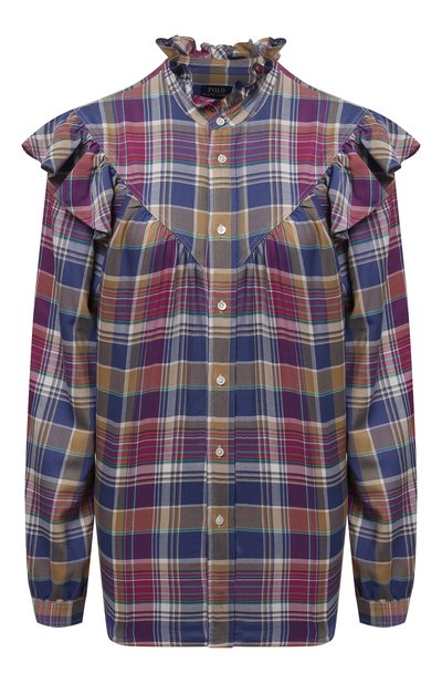 Рубашка из хлопка и вискозы POLO RALPH LAUREN, арт. 211841908, фото 1