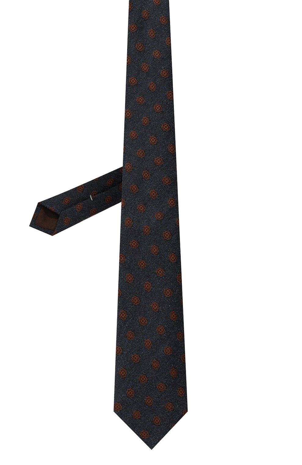 Галстук из шелка и хлопка CANALI, арт. 18/HJ03806, фото 3