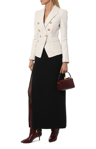 Кожаный жакет BALMAIN, арт. XF0SG000LB26, фото 2