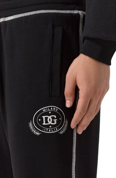 Хлопковые джоггеры DOLCE & GABBANA, арт. GVS2HZ/G7N0N, фото 5