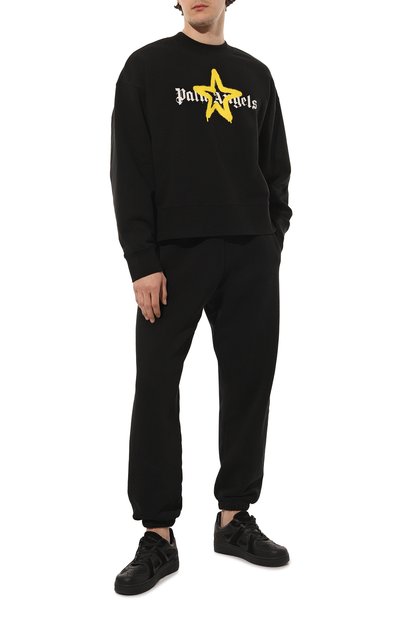 Хлопковые джоггеры PALM ANGELS, арт. PMCH010C99FLE0021001, фото 2
