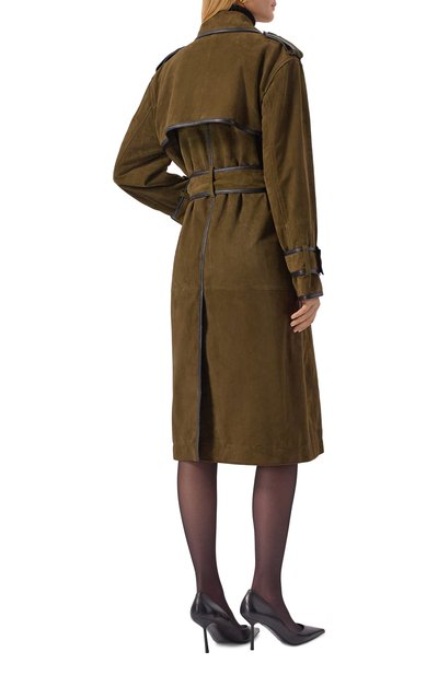 Замшевый тренч NINA RICCI, арт. 25AUMA015/G00022, фото 4