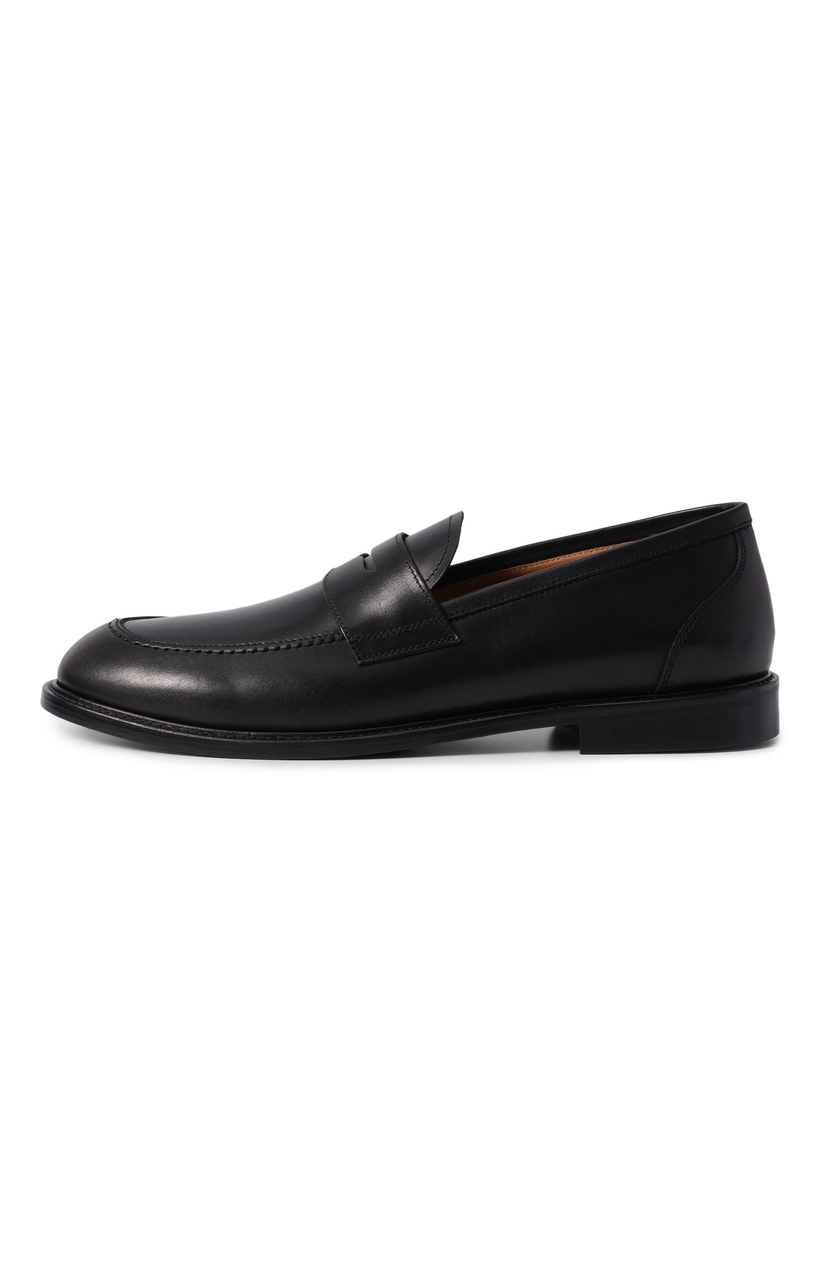 Кожаные пенни-лоферы KITON, арт. USSA508N00100, фото 3