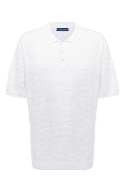 Хлопковое поло ANDREA CAMPAGNA, арт. SU23-93103-S0LID/60, фото 1