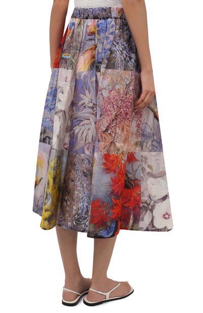 Юбка изо льна и шелка ZIMMERMANN, арт. 1342SB0T, фото 4