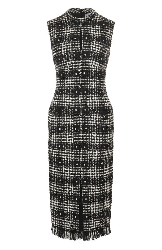 Твидовое платье Giuseppe di Morabito 05FWDR484C 05326 Чёрно-белый 05FWDR484C 05326