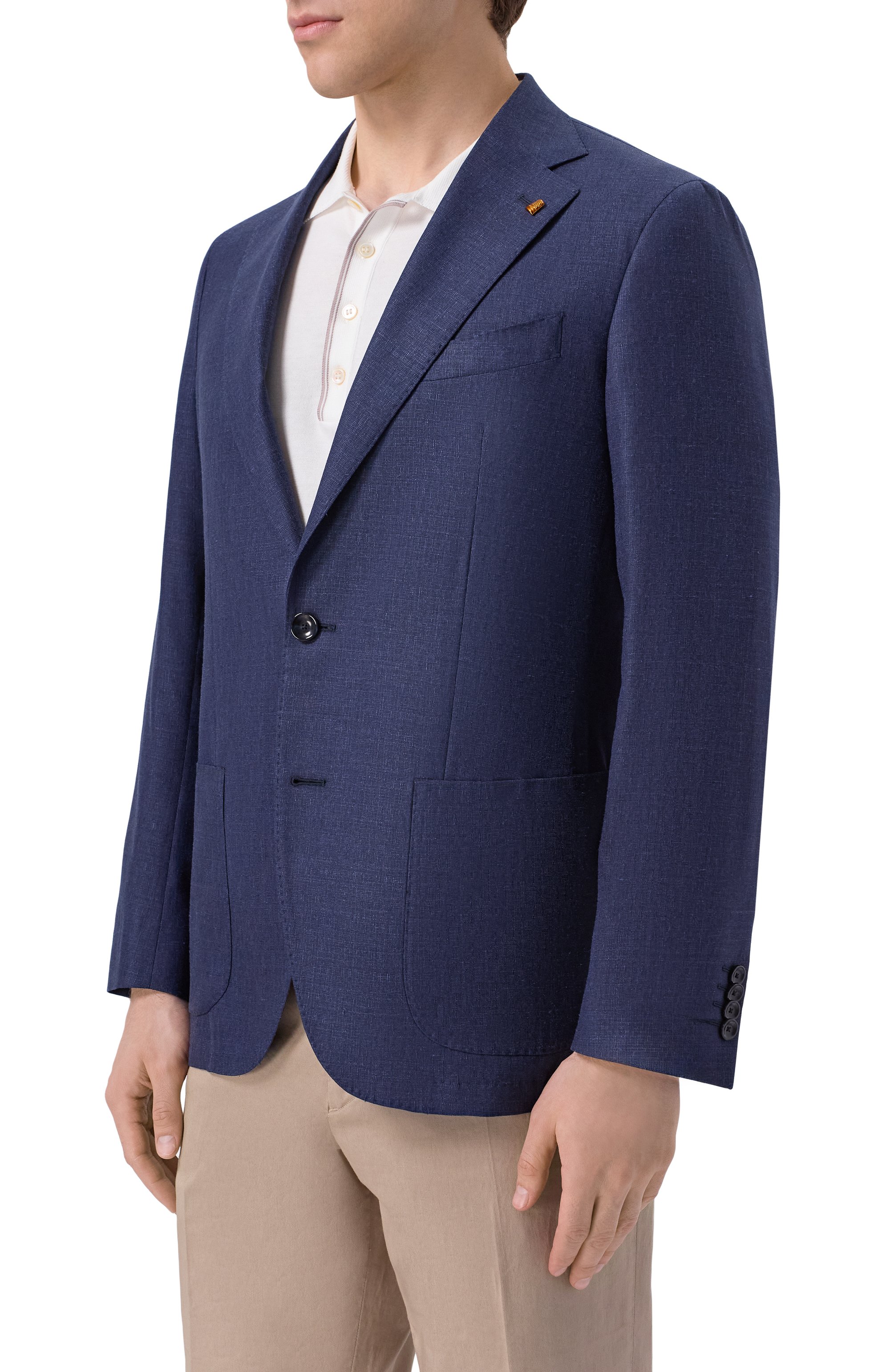 Пиджак из шерсти и шелка SARTORIA LATORRE, арт. EF74/UJ0563, фото 3