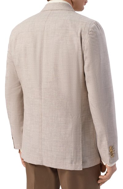 Шерстяной пиджак ANDREA CAMPAGNA, арт. SALINA C0N SPALLINA BASSA/T26141, фото 4