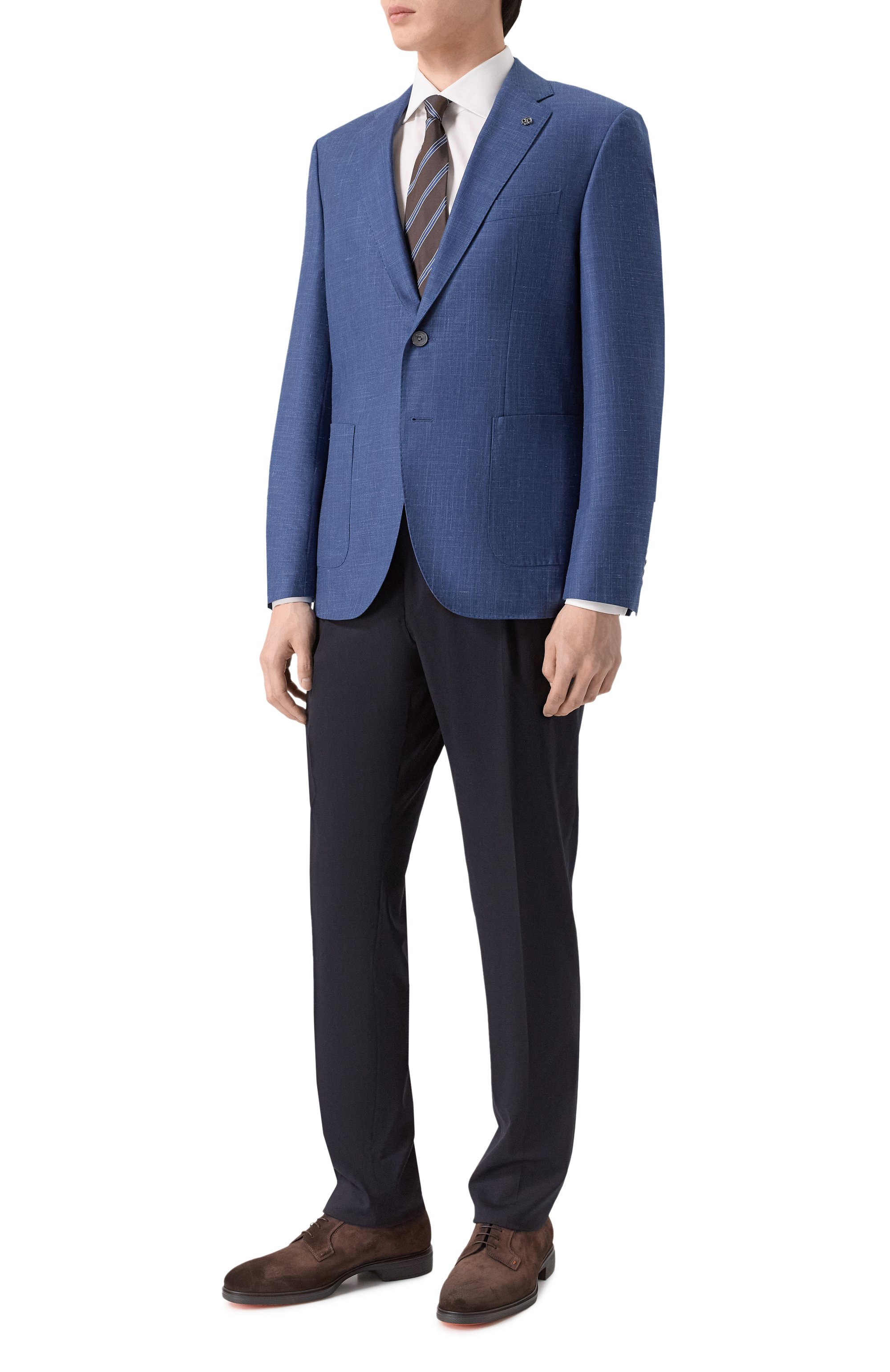 Хлопковая сорочка CORNELIANI белого цвета по цене 29950 руб., арт. 27P100/2711625, фото 2 Хлопковая сорочка CORNELIANI, арт. 27P100/2711625, фото 2