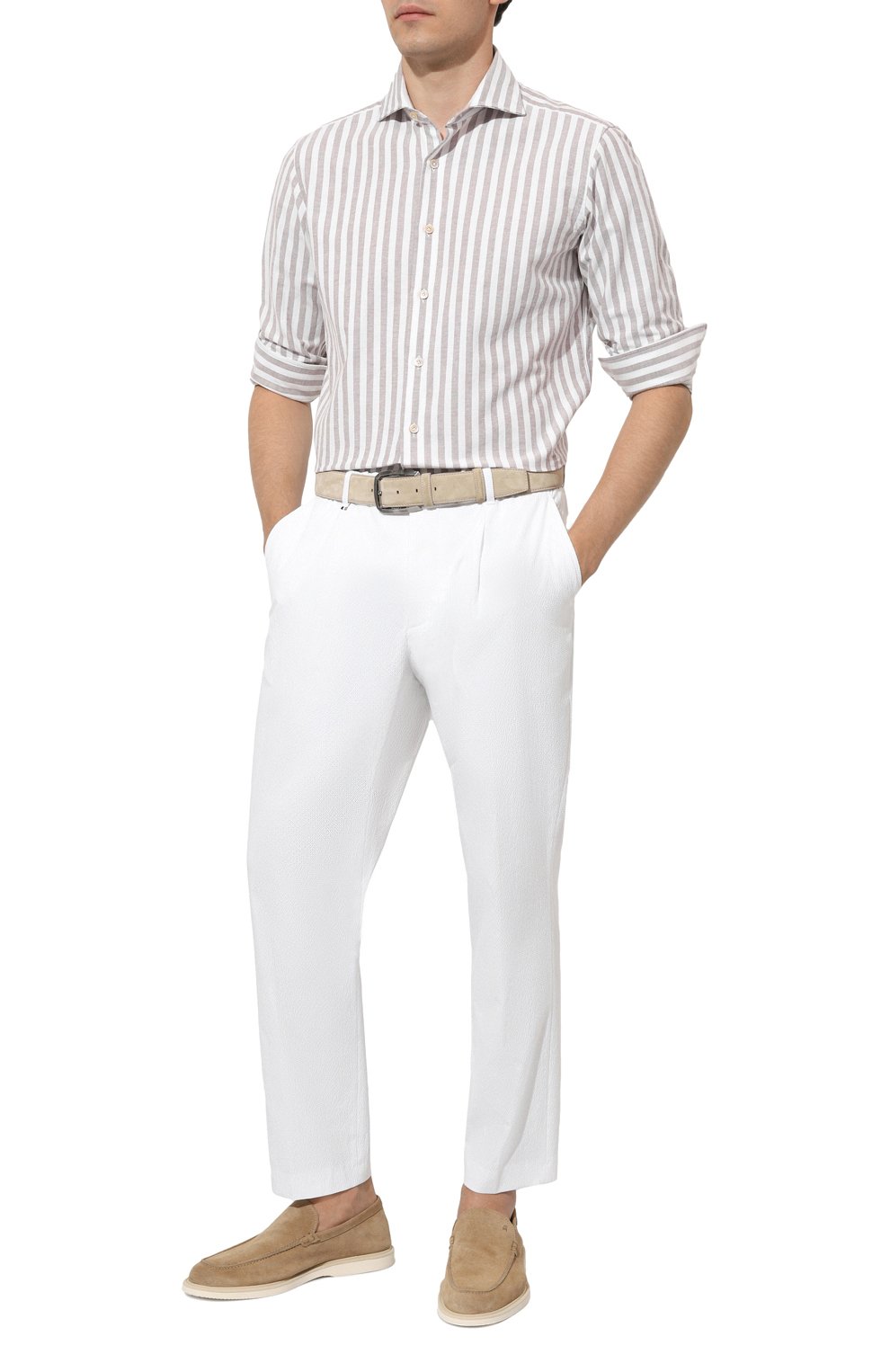 Хлопковые брюки BOSS, арт. 50514668, фото 2