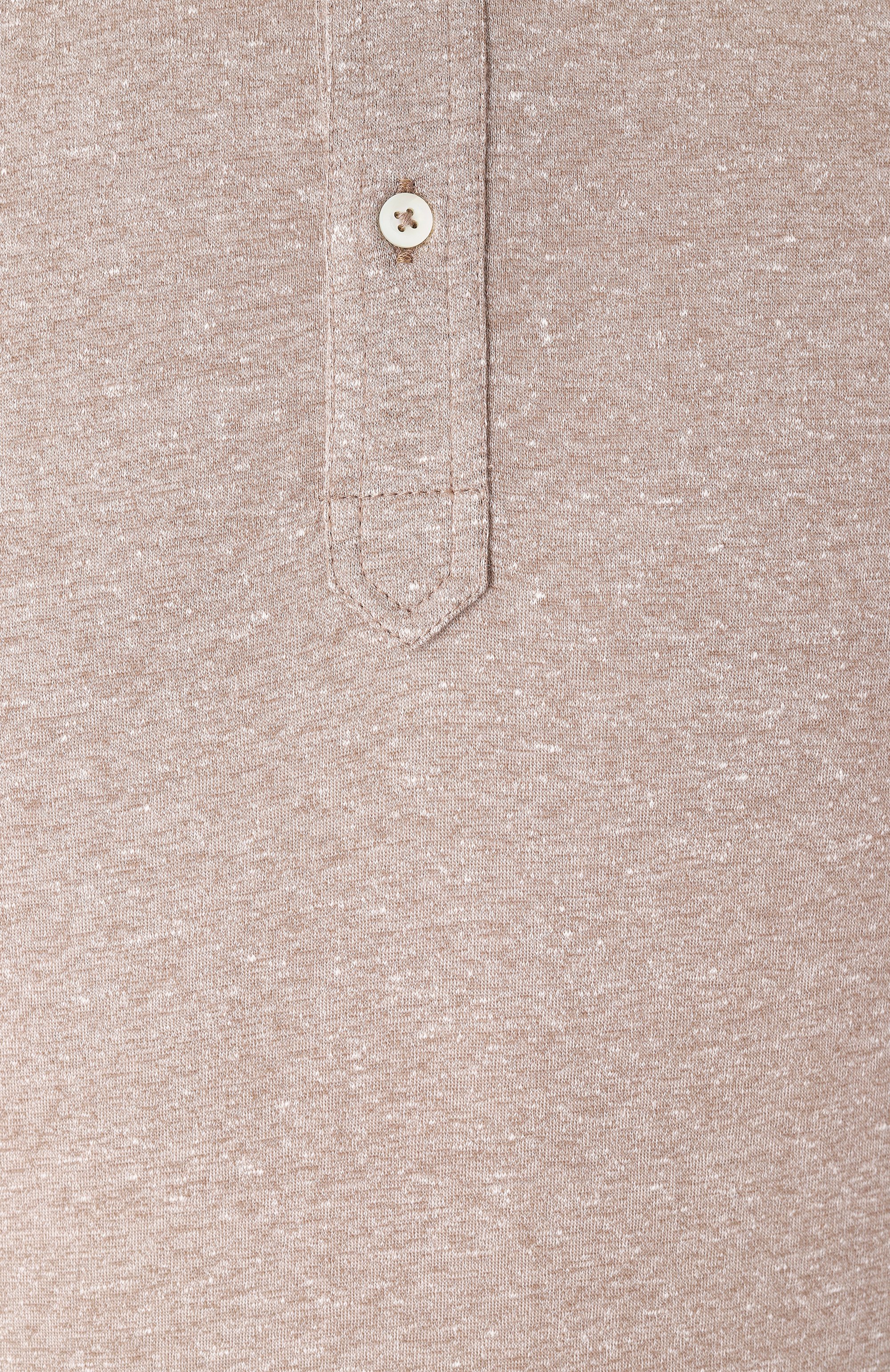 Поло изо льна и хлопка BRUNELLO CUCINELLI, арт. MW8353966, фото 6