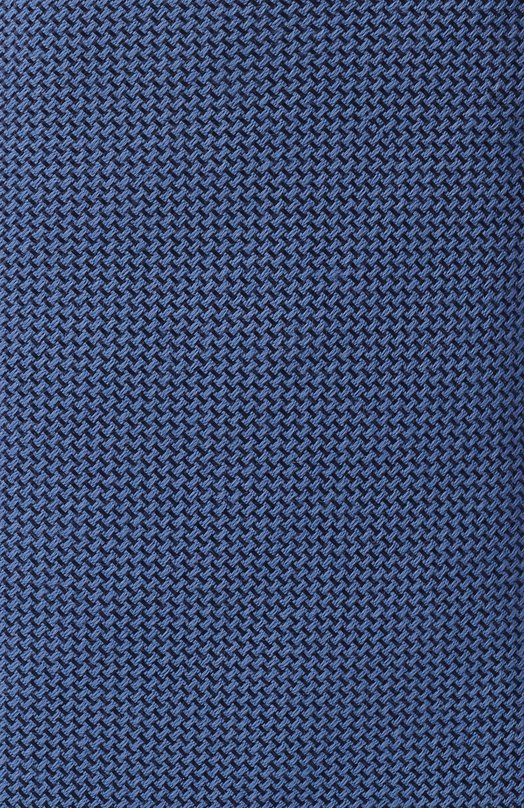 Галстук из шерсти и шелка Zilli CRAV2BM0330VZMG00 Голубой  CRAV2BM0330VZMG00 Фото 4