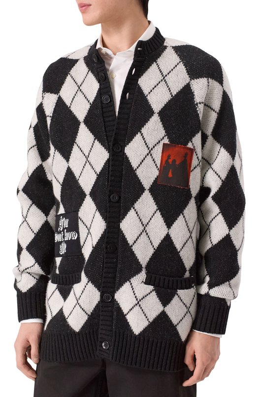 Кардиган Undercover UP2E4901 Чёрно-белый  UP2E4901 Фото 3