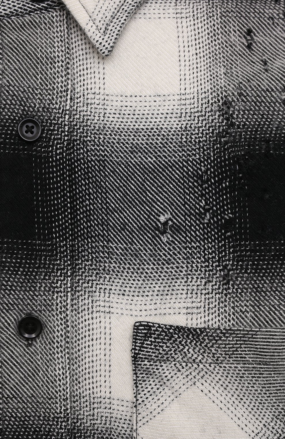 Рубашка из хлопка и шерсти AMIRI, арт. MSL001-001, фото 5